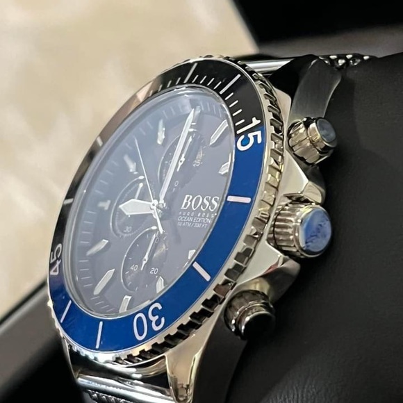 Boss Men’s Ocean Edition Chronograph Watch
Case Size: 45mm - Picture 4 of 9